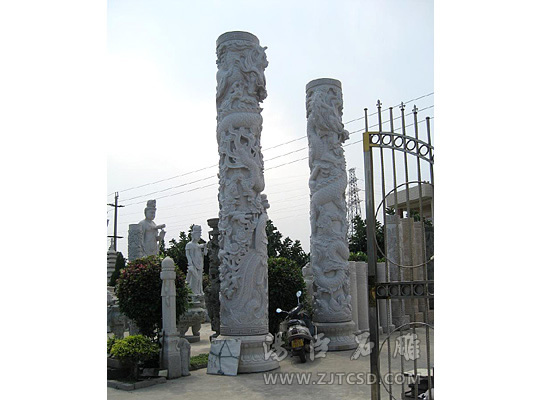 龙柱、罗马柱类石雕